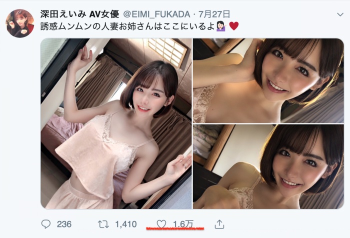 比明日花キララ还厉害！全AV界最会玩twitter的女人就是她！