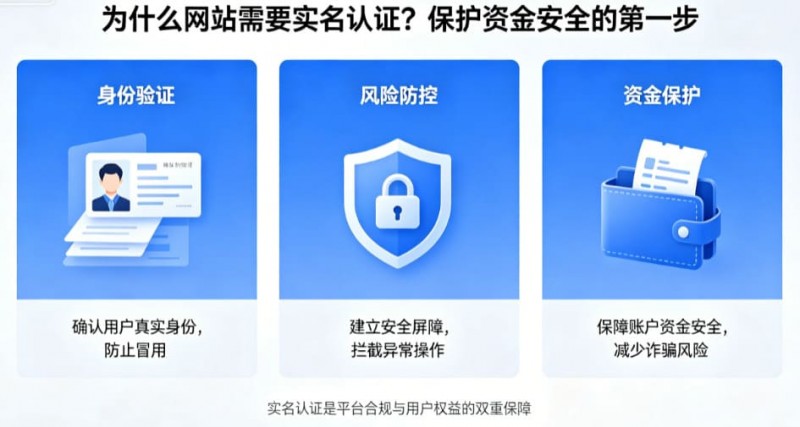 为什么网站需要实名认证？保护资金安全的第一步